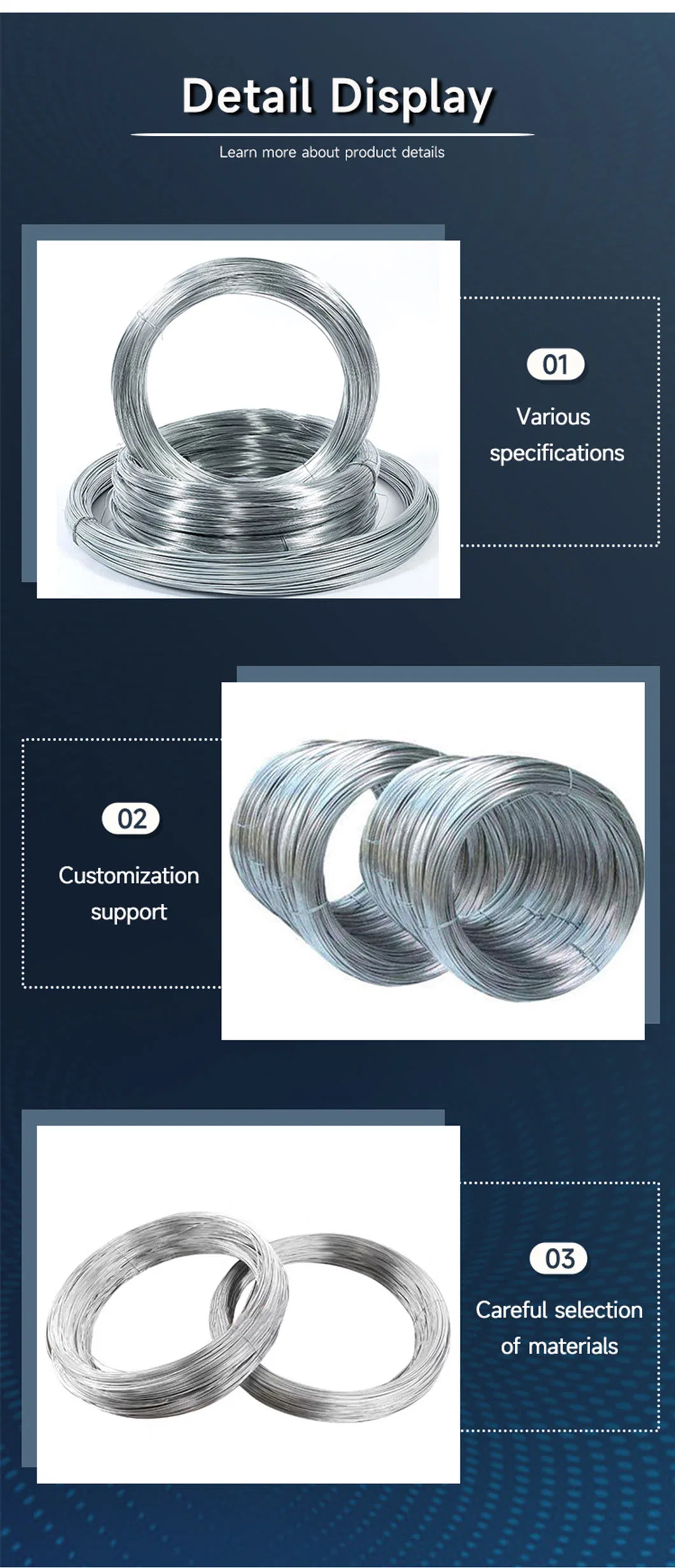 Gi Galvanized Welded Iron Steel Wire Mesh for Construction in Stock
