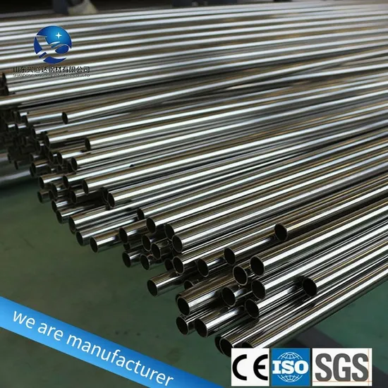 10mm 4mm Thickness AISI Standard 309S/321/317L/316ti/316h/316L/316 Round Seamless Stainless Steel Pipe 304 
