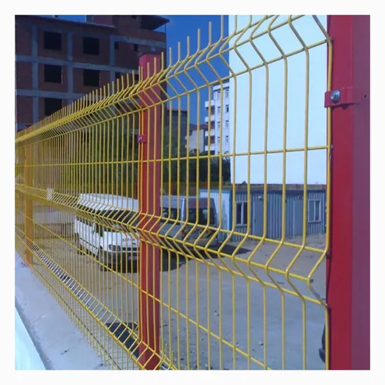 3D Curved Galvanized Welded Iron Wire Mesh Garden Fencepanel 