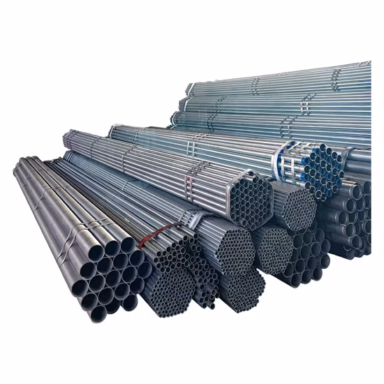High Quality Q235 Q345 4inch Hot DIP Galvanized Round Steel Pipe Gi Pipe Pre Galvanized Steel Tube