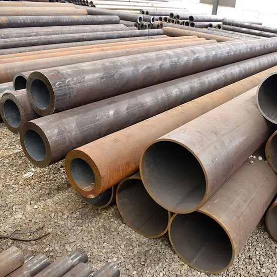 Hot Rolled 1020, 1045, St37, St52, C45, A106b, 15CrMo Carbon Seamless Steel Pipe St37 St52 1020 1045 A106b Fluid Pipe Welded Low Carbon Steel Pipe 