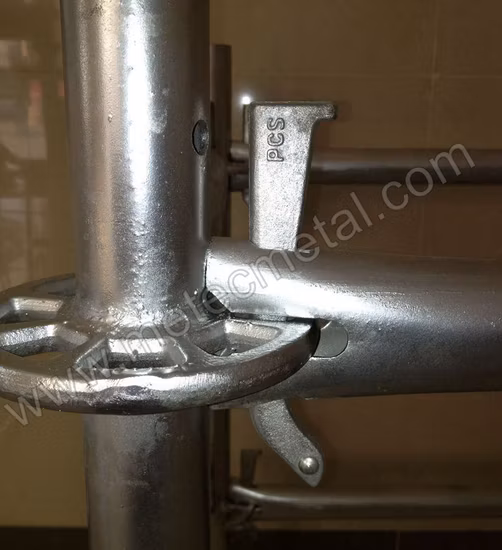 SGS/TUV Certified System Scaffold, Scaffold Round Ringlock Rossete Flange, Allround Scaffold, Certified Galvanized Steel Layher Ringlock Scaffold for Sale