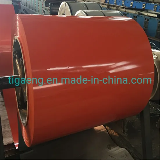 PPGI PPGL Red Blue Green Color Coated Roofing Sheet Roll Prepainted Galvalume Galvanized Steel Coil 