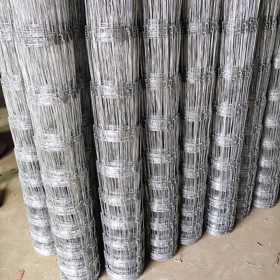Heavy Duty Iron Wire Farm Fence Mesh Roll for Cattle and Horse Steel Fence Netting 