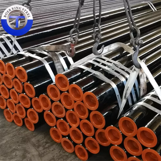 ASTM A106 A53 Gr. B A336 API 5L Seamless Steel Pipe Galvanized/Stainlesss/Ms Alloy Large Diameter Thick Wall Sch40 Sch80 Seamless Fluid Fire Boiler Tube Pipe