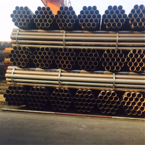 Raw Materials Mild Hollow Section Red Coated Round Carbon Steel Pipe Price