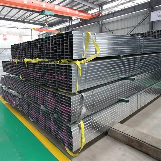 Factory Price Gi Iron Pipe Galvanized Steel Square Tube 100X100 for Agricultural Greenhouse Structure 