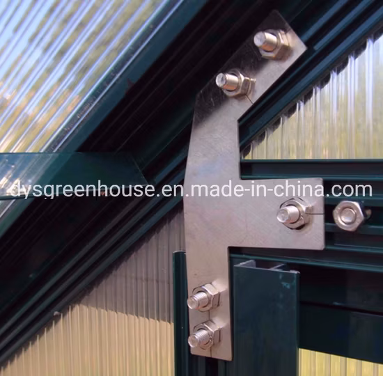 Latest 6mm Polycarbonate Sheet Aluminium Greenhouse Hx65126g