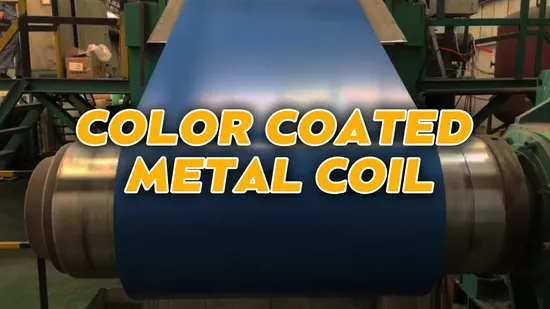 Custom Pattern Coated Color Coated Iron Roll Galvalume Steel Coil 