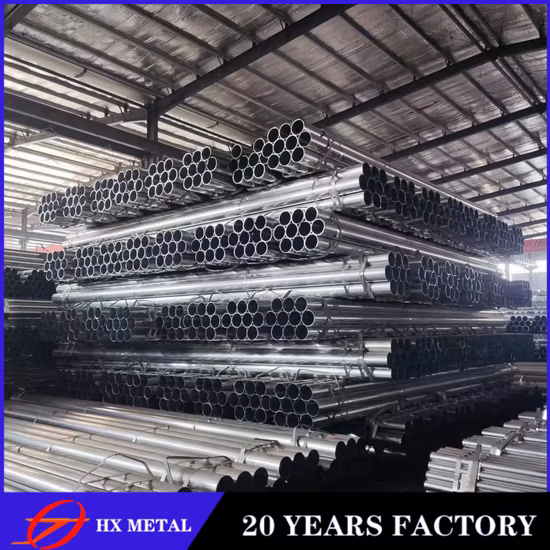 Best Sale Q235/2 Inch/BS1387/ERW/Galvanized/ASTM/Round/Thread/Grooved/Painted/Pre Galvanized Steel Pipe