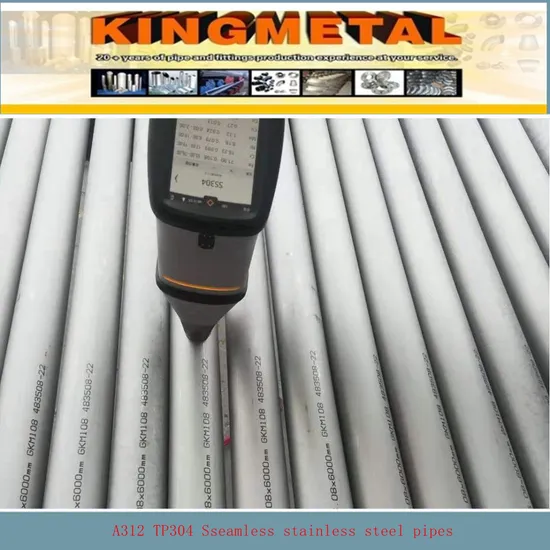 ASTM A312 TP304L Weld Stainless Steel Fluid Pipe 