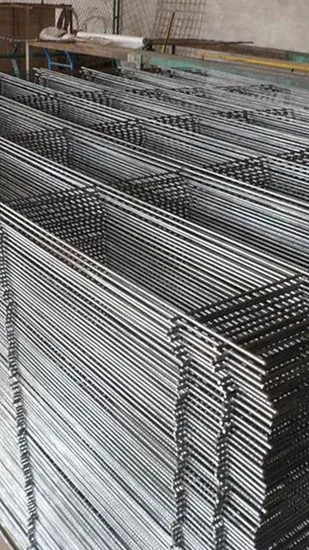 8FT X 4FT 2X2 Galvanized Iron Wire Malla Electrosoldada 75mm 50mm PVC Coated Welded Wire Mesh Fence Panels in 12 Gauge 